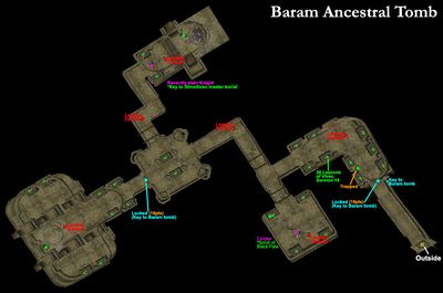 Morrowind:Baram Ancestral Tomb - The Unofficial Elder Scrolls Pages (UESP)