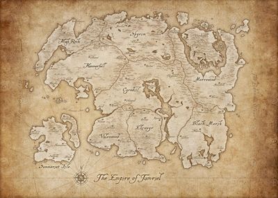 Elder Scrolls Universe Map Lore:maps - The Unofficial Elder Scrolls Pages (Uesp)