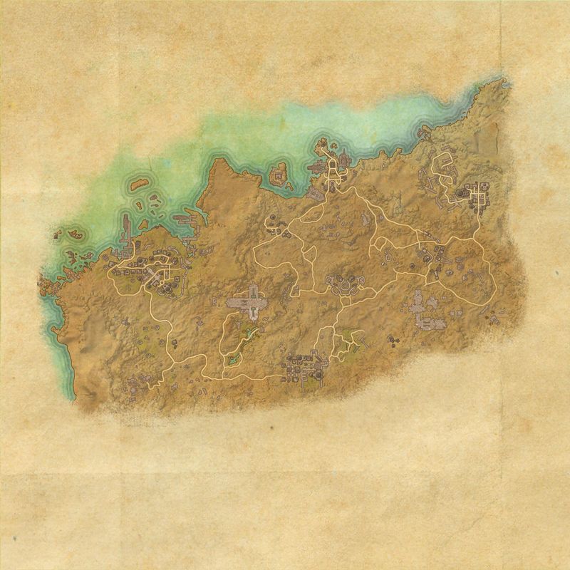 A map of Alik'r Desert.