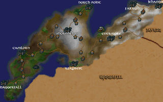 The location of Daggerfall in High Rock