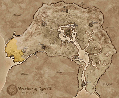 Elder Scrolls Online Gold Coast Map Oblivion:gold Coast - The Unofficial Elder Scrolls Pages (Uesp)