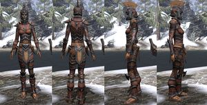 ESO Fashion  Dark Elf Runner, Bordered (Elder Scrolls Online)