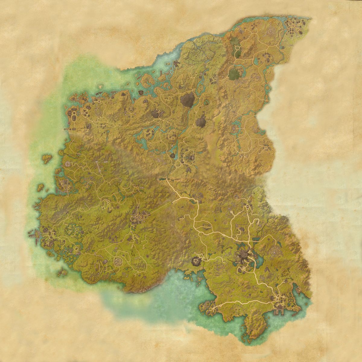 File:ON-map-Valenwood.jpg - The Unofficial Elder Scrolls Pages (UESP)