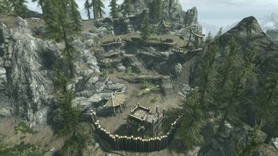 Skyrim Bilegulch Mine The Unofficial Elder Scrolls Pages UESP   400px SR Place Bilegulch Mine 02 