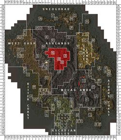 Arkæologi side universitetsområde Morrowind:Red Mountain - The Unofficial Elder Scrolls Pages (UESP)