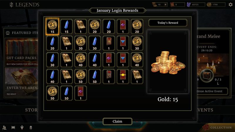 Daily Login Rewards, Unboxing Simulator Wiki