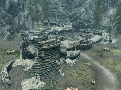 Skyrim:cracked Tusk Keep - The Unofficial Elder Scrolls Pages (uesp)