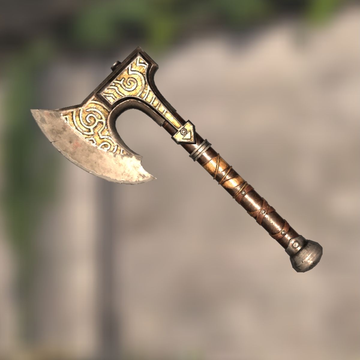 Blades:Steel Hand Axe (divine) - The Unofficial Elder Scrolls Pages (UESP)