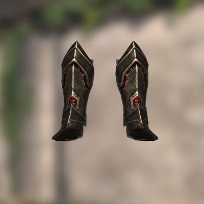 Blades:Daedric Mail Boots - The Unofficial Elder Scrolls Pages (UESP)