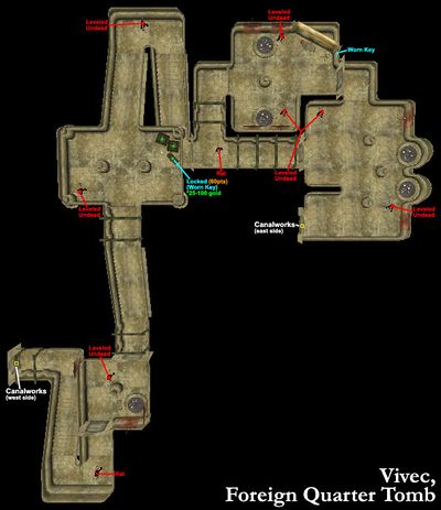 Morrowind:Foreign Quarter Tomb - The Unofficial Elder Scrolls Pages (UESP)