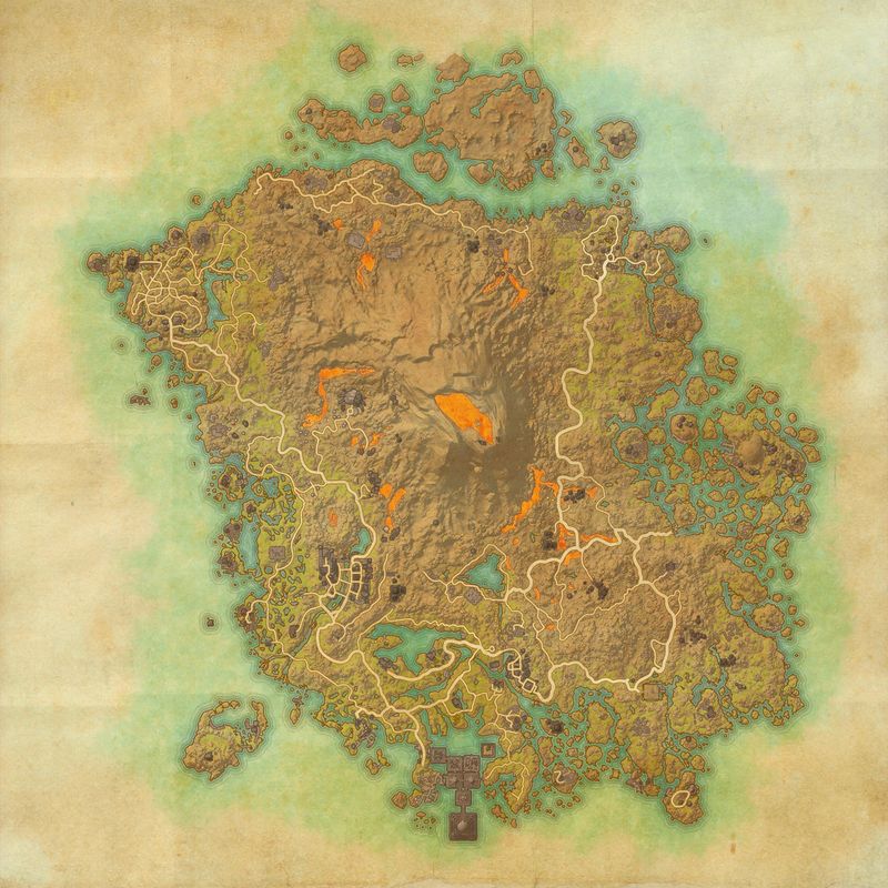 A map of Vvardenfell