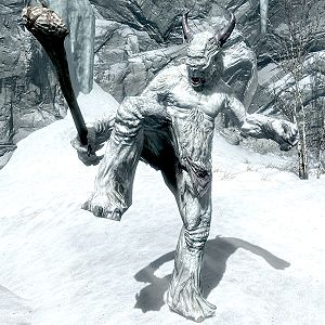 Featured image of post Frost Giant Ghost Skyrim They resemble a cross between frost trolls and giants and bear long white fur on their extremities particularly their legs and all about their heads including their faces