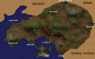 The location of Dragonstar in Hammerfell