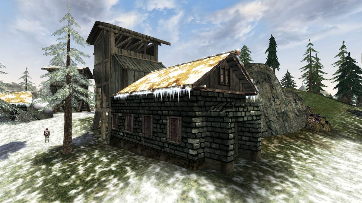 Bloodmoon Raven Rock Mine The Unofficial Elder Scrolls Pages UESP   1200px BM Place Mine Entrance 