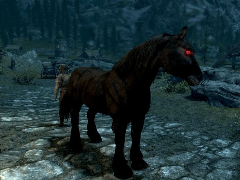 Skyrim приручить лошадь карта